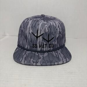 Southern String Hat Co SS Turkey Foot Camo Bottomland Rope Trucker Snap Back